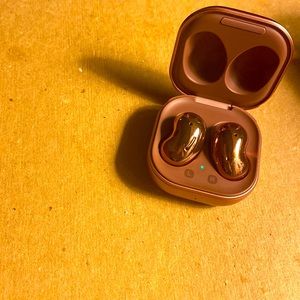 Rose Gold Galaxy Bud Live Earbuds